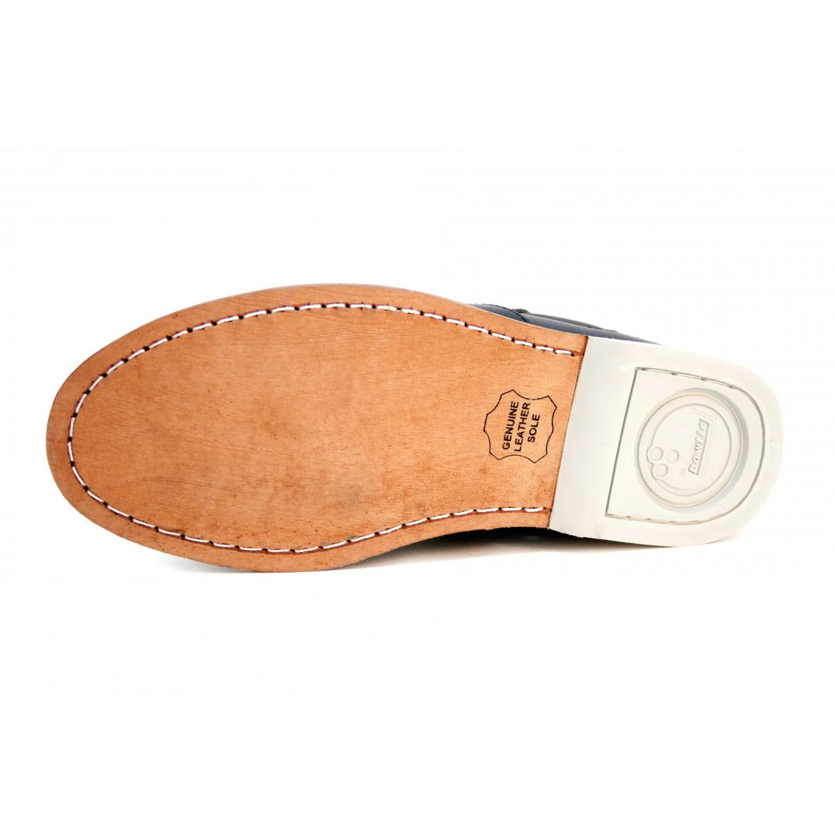 BOWLIO Nero bowling shoe – leather slide sole